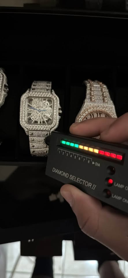 Skeleton Moissanite Iced Out Luxury Watch